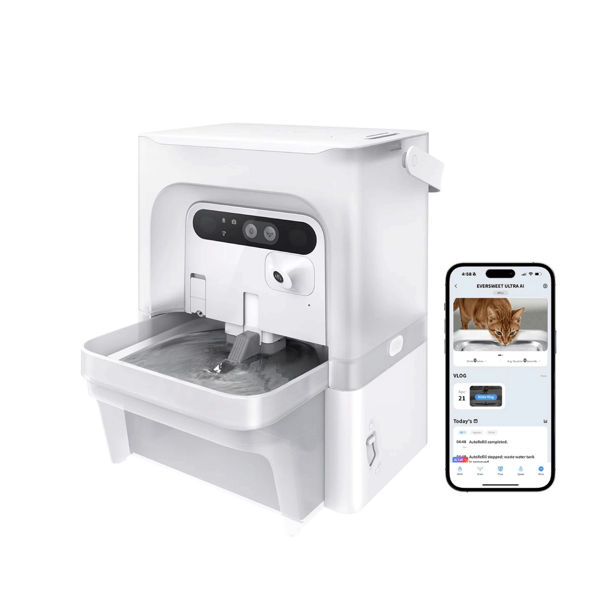 PETKIT Canada EverSweet Ultra with Camera Pet Water Fountain