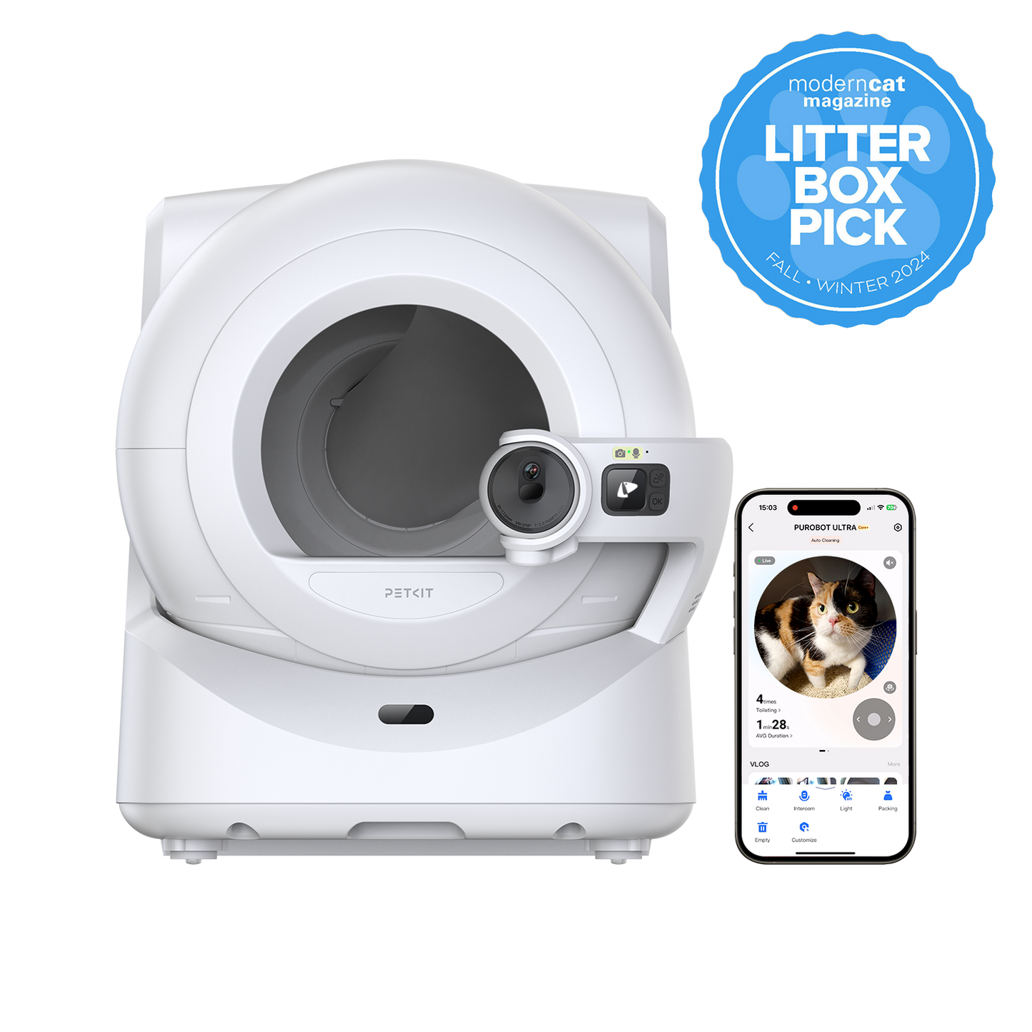 PETKIT Purobot Ultra (AI Camera & Auto-packing)