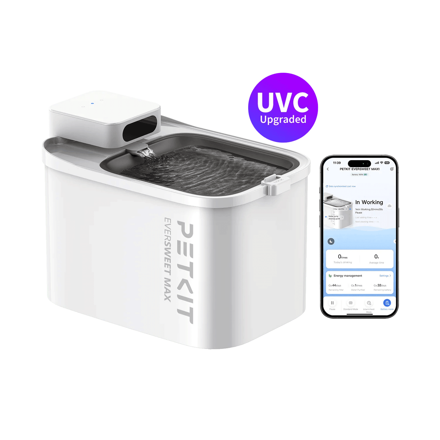 EverSweet Max (UVC) Pet Water Fountain