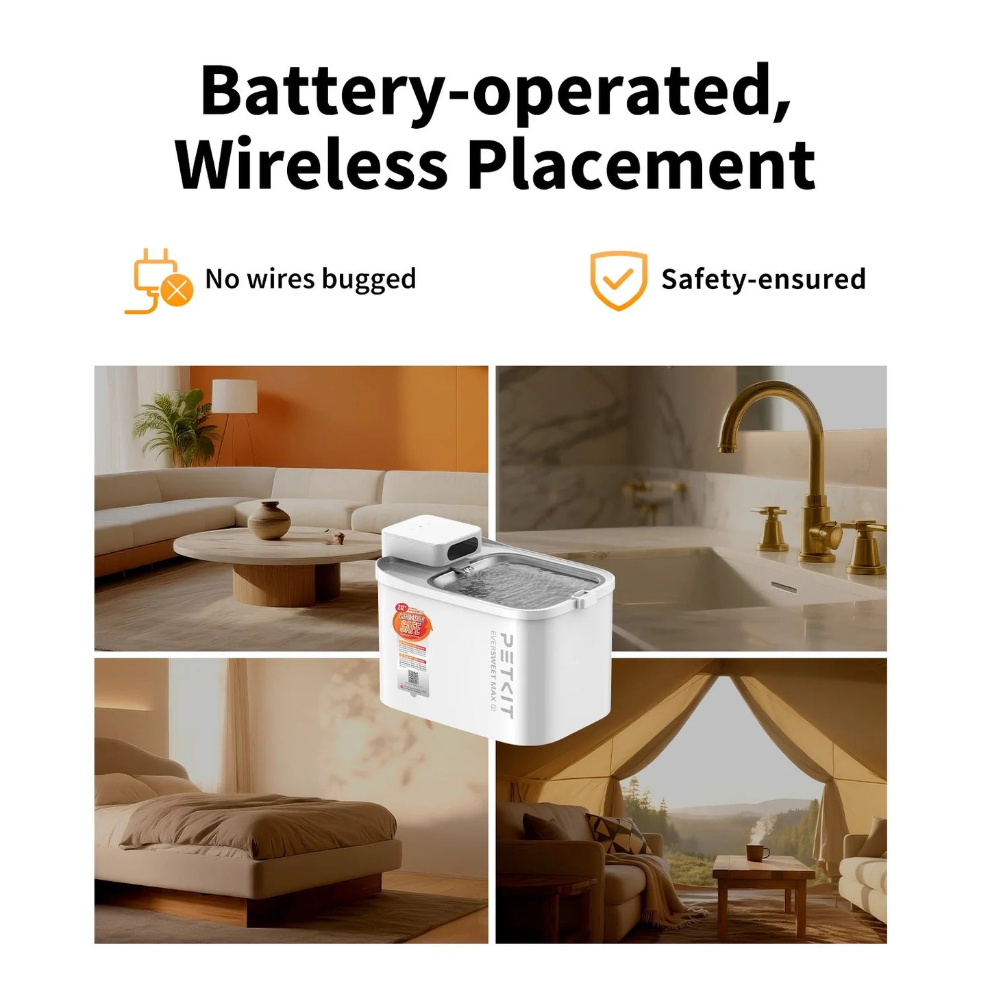 EverSweet Max 2 (UVC)  Pet Water Fountain