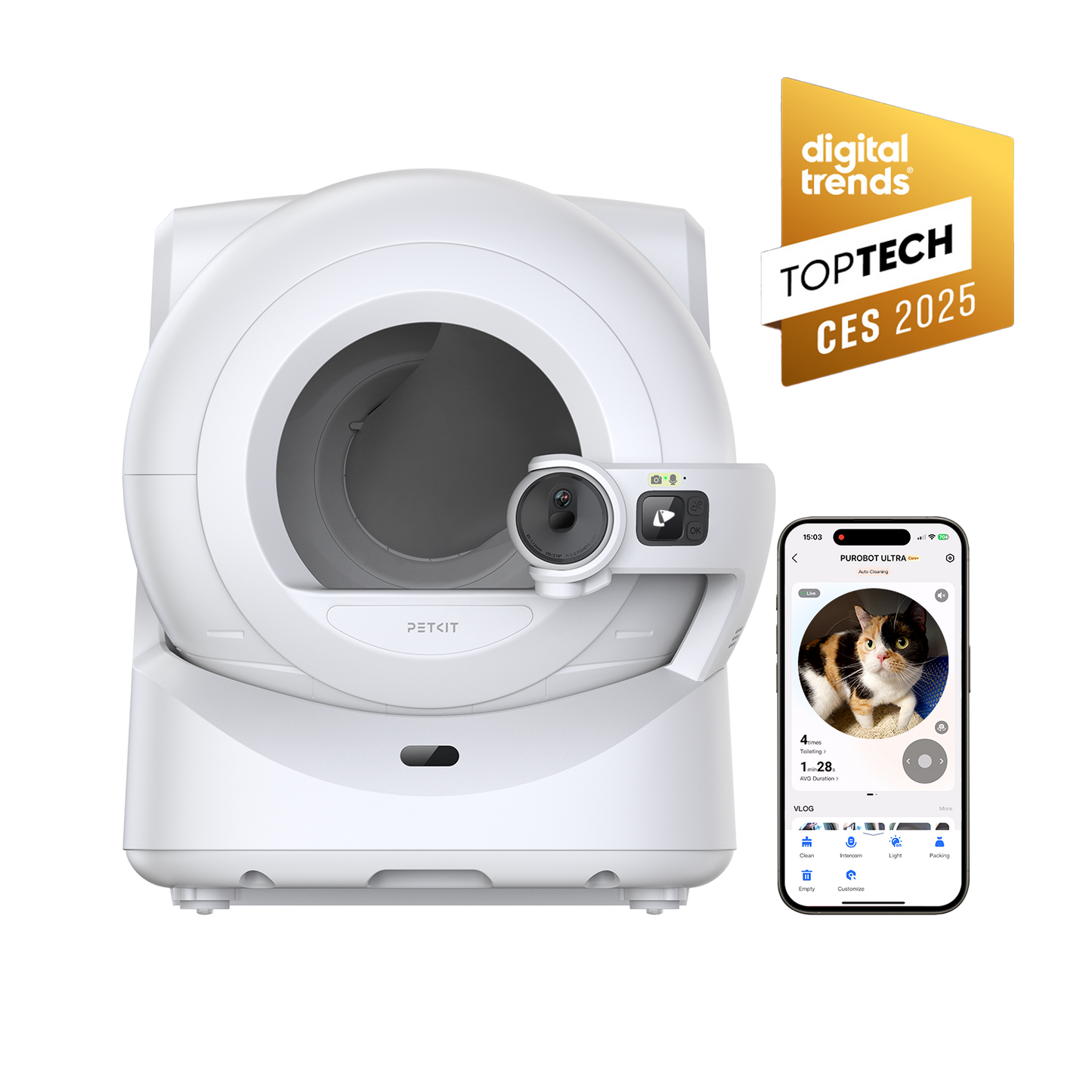 PETKIT Purobot Ultra (AI Camera & Auto-packing)