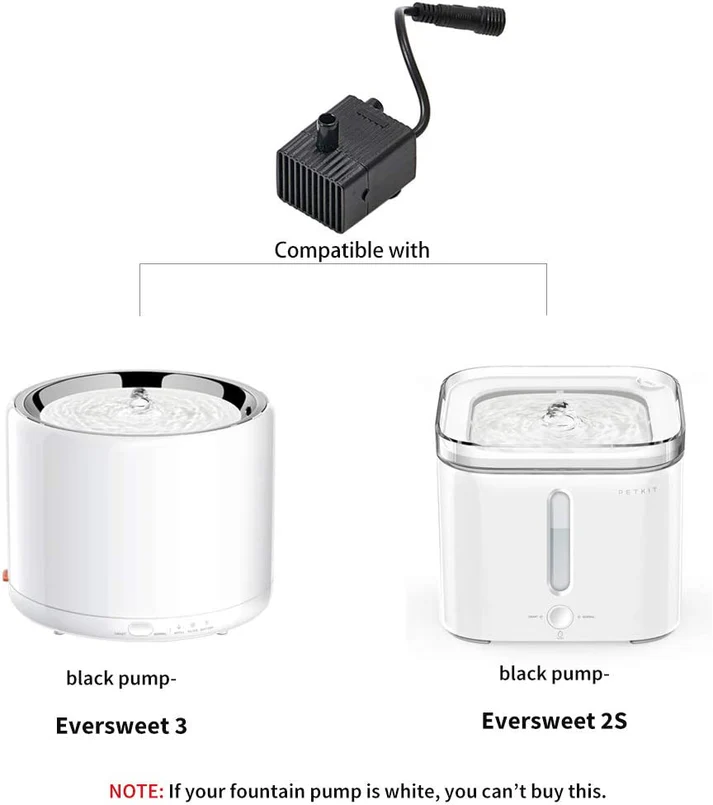Wired Pump Replacement - Eversweet 2S, Eversweet 3 Water Fountains